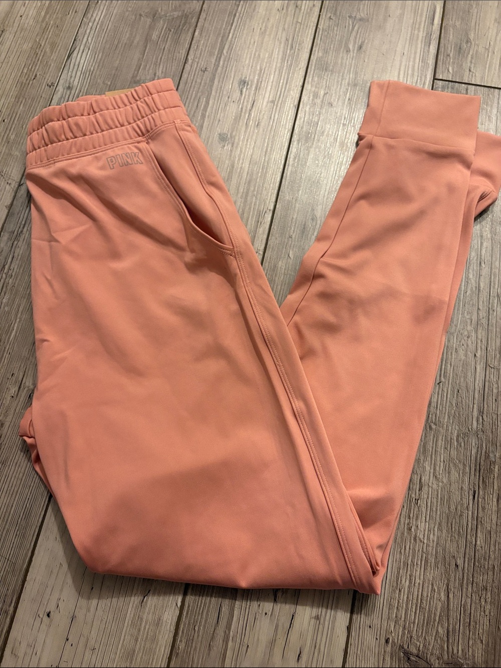 Nwt PINK Victoria's Secret women’s high wasit full length skinny Jogger Pants S